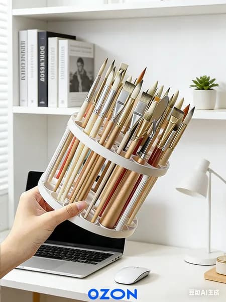 держатель для ручек,45 сетокпластмасса,белое,1шт