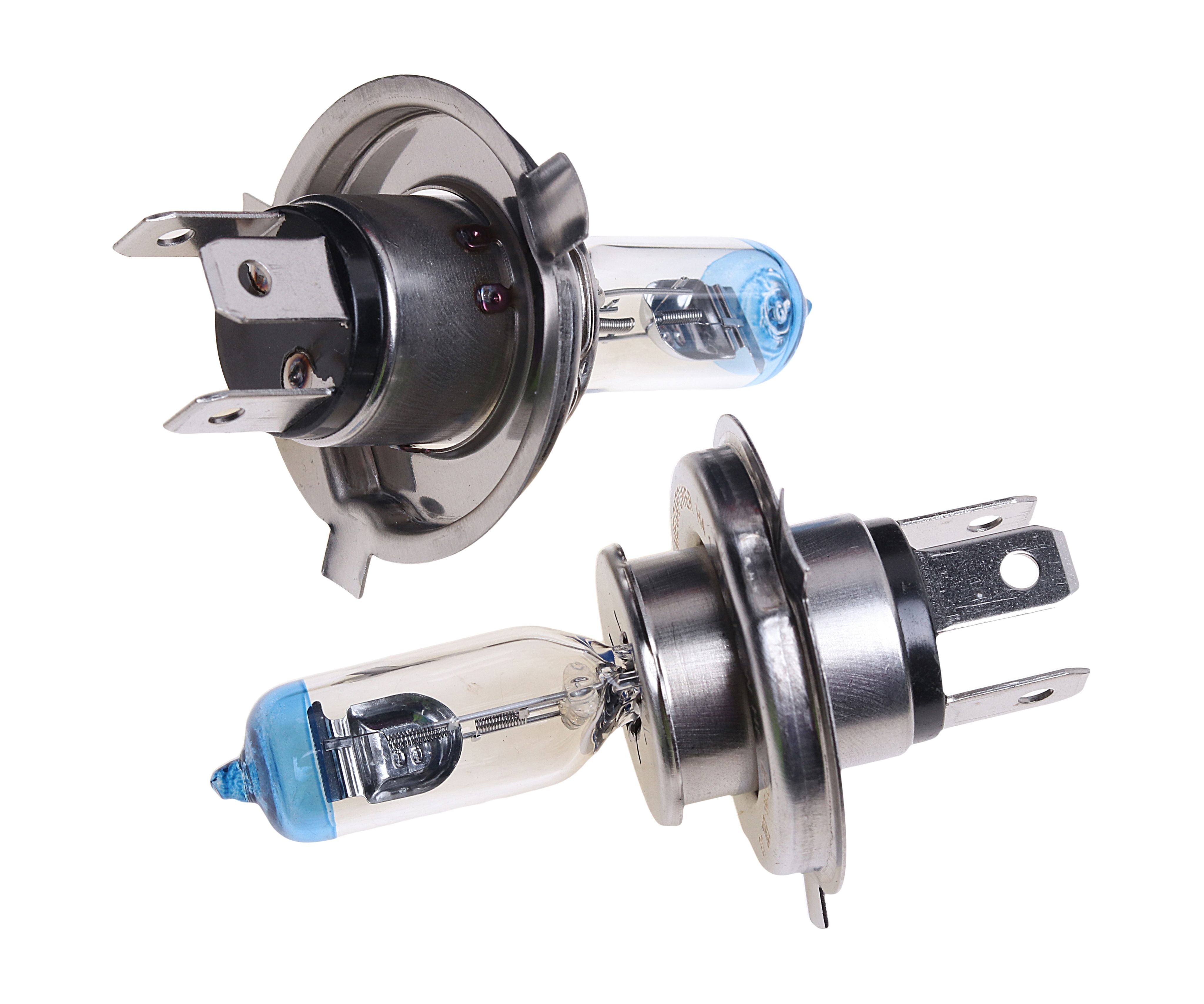 Лампа 12V H4 60/55W P43t +50% бокс 2 шт арт 37033019 MEGAPOWER AUTOMOTIVE