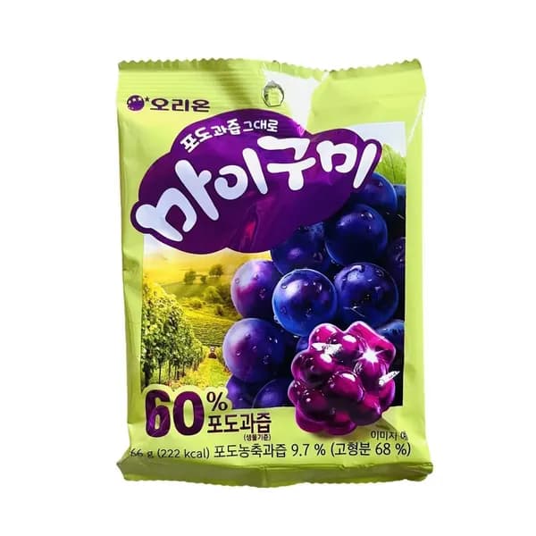 Жевательные конфеты Orion, виноград, 66 г