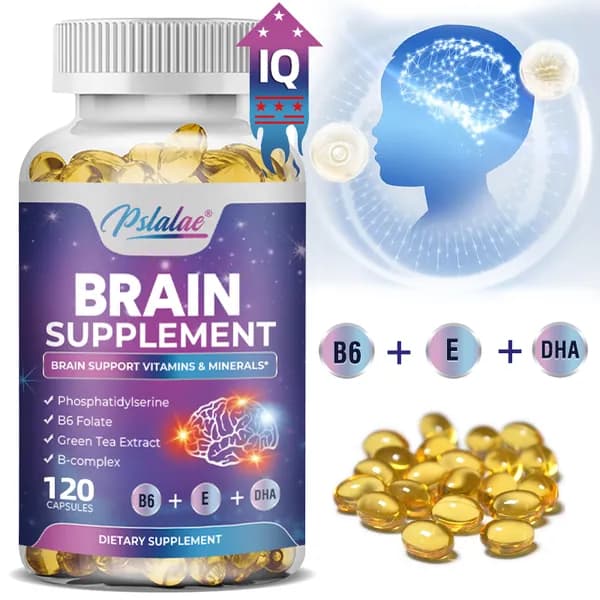 Капсулы Pslalae Brain Nutrition-содержат фосфатидилсерин и гинкго билоба-улучшают концентрацию внимания и поддерживают когнитивные функции