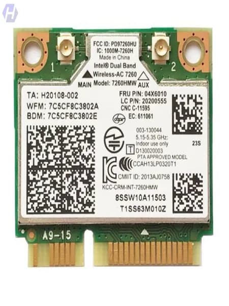 Беспроводной премиумадаптер Intel 7260HMW для ноутбука, 5G и BT4.0