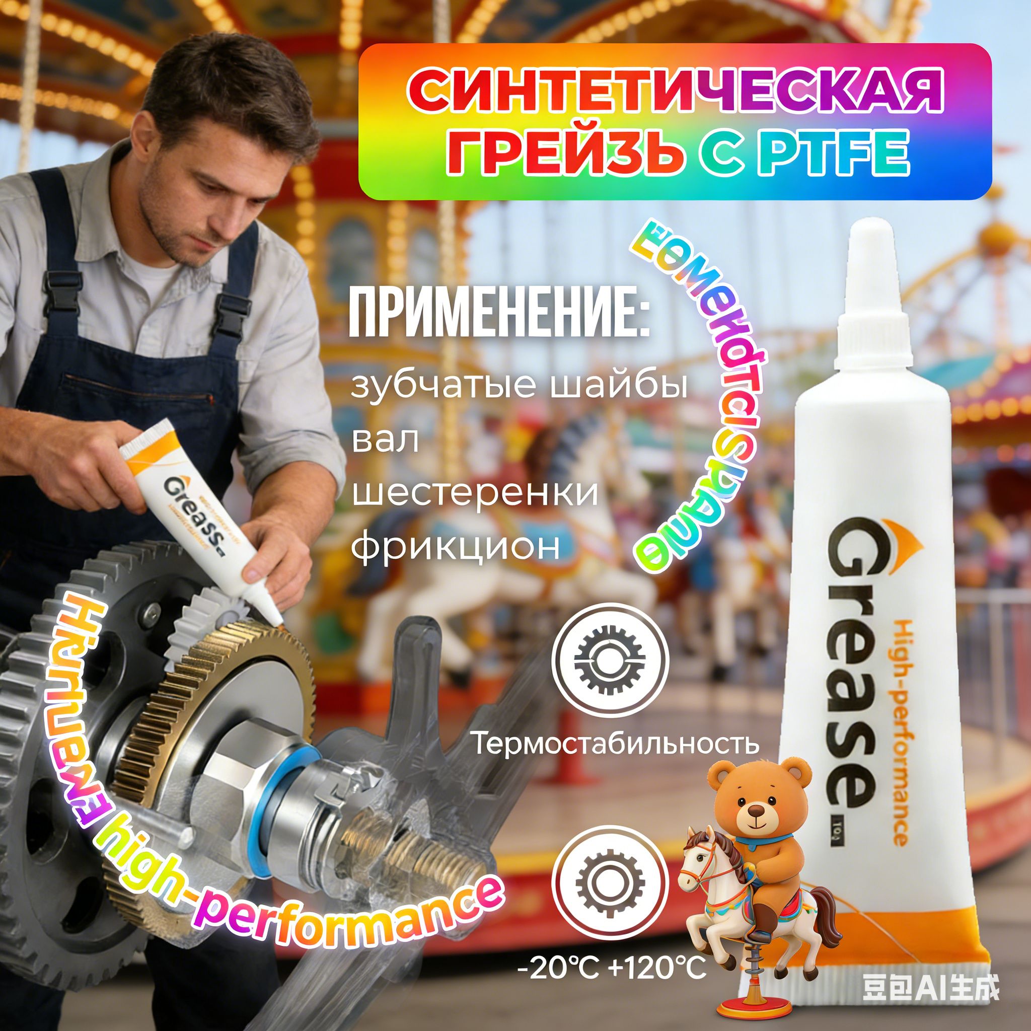Смазка автомобильная Универсальная, 10 мл, 1 шт.
