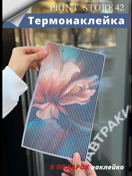 Термонаклейка на одежду цветы Термотрансфер