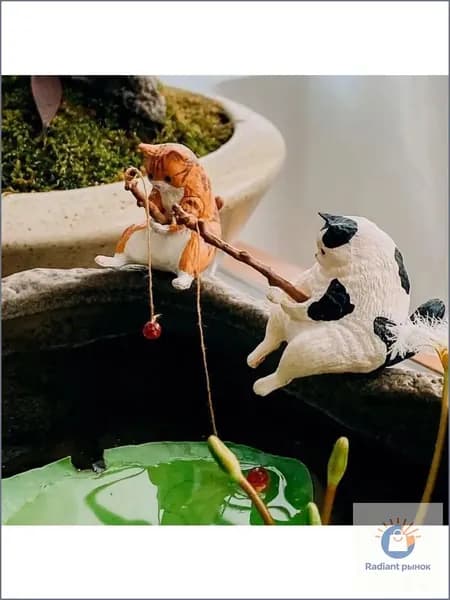 Рыболовные украшения для котенка