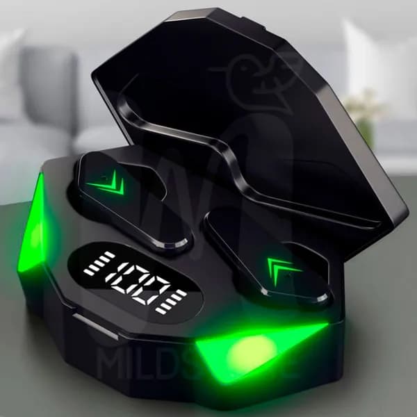 hoco Наушники беспроводные с микрофоном, Bluetooth, USB Type-C, черный, белый