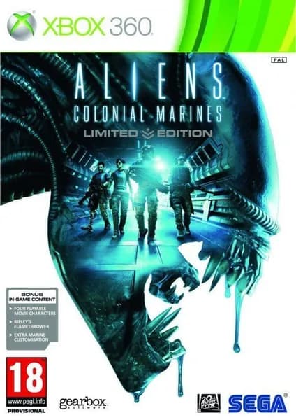 Игра Aliens Colonial Marines Limited Edition (Расширенное Издание) Xbox 360 Диск
