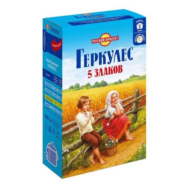 Геркулес Русский Продукт 5 злаков 400 г