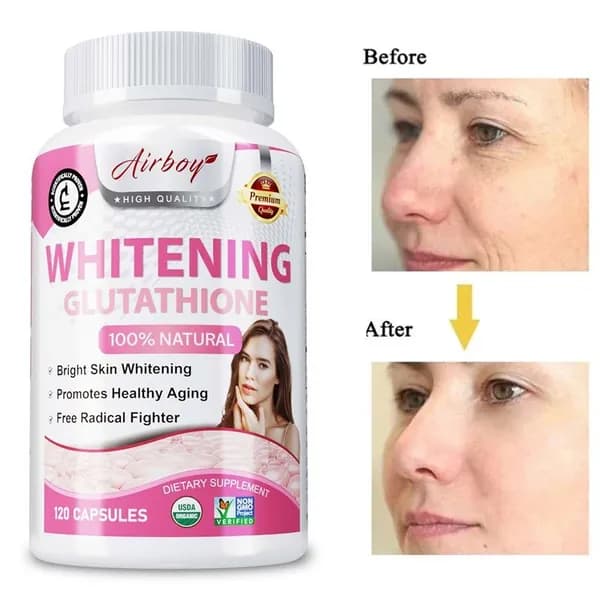 Биологически активная добавка Airboy Natural Glutathione Whitening предназначена для осветления кожи, омоложения и борьбы со свободными радикалами.