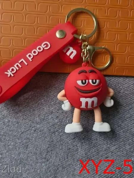 Брелок-игрушка М&М's красный / M&M's red для ключей, сумки, рюкзака