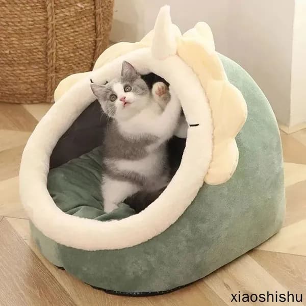Корзина для домашних животных, удобная кроватка для котенка, подходит для мелких животных, S