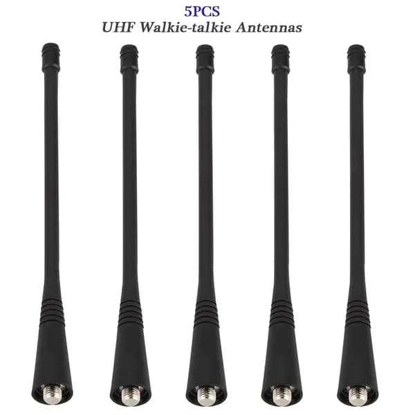 5 шт. антенна 16.5 см для рации UHF 400-470MHz, подходит для Motorola GP68/GP88/GP328/GP338/GP3688/GP280