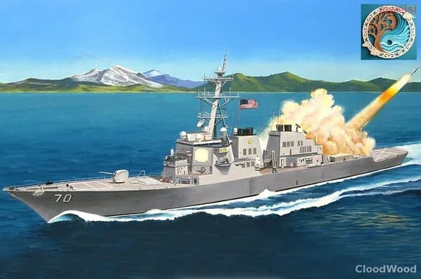 Hobbyboss 83411 1:700 Эскадренный миноносец с управляемыми ракетами DDG-70 Хупер ВМС США Сборная модель судна