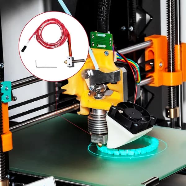 Экструдер ueetek для 3d-принтера с комплектом нагрева и медным соплом 0.4 мм