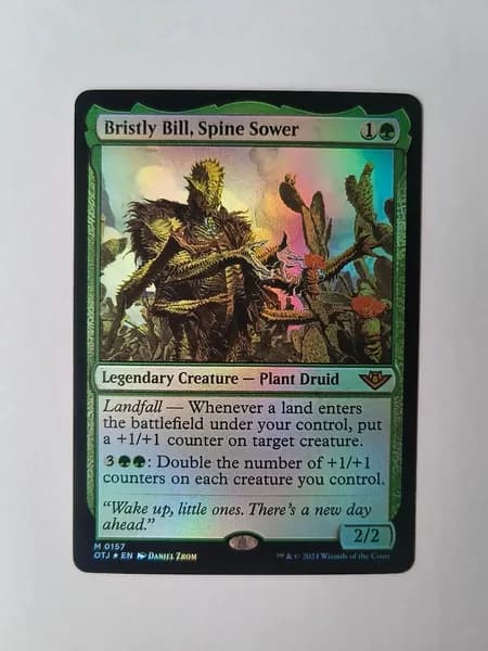 Портативные карты MTG Звездные войны двусторонние фольговые карты Бристли Билл, Пошипник
