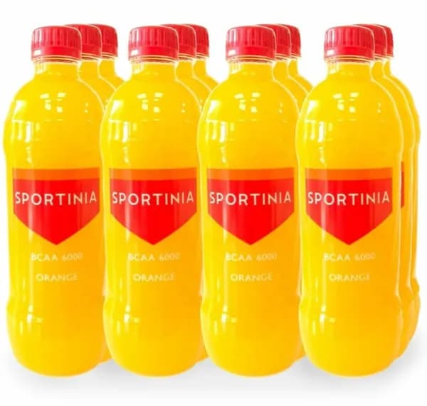 Sportinia BCAA 6000 (аминокислоты) Апельсин 0,5л./12шт. Спортиния