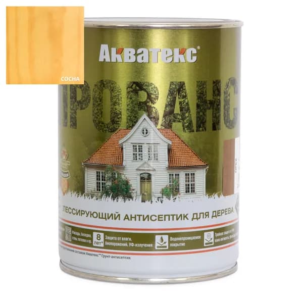 Антисептик лессирующий Акватекс Прованс 0.75л сосна