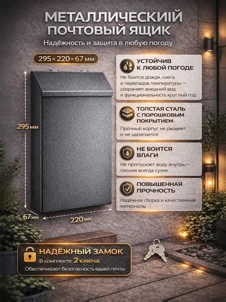 Почтовый ящик индивидуальный