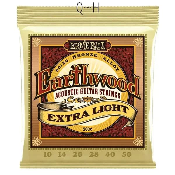Струны ernie ball 2006 10-50 light для акустической гитары