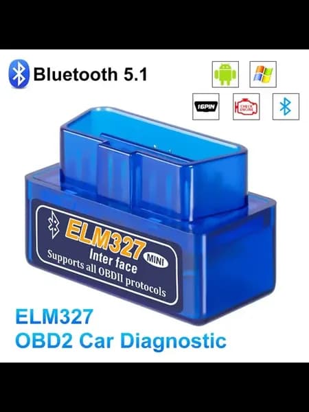 Мини-сканер ELM327 V1.5 V2.1 Bluetooth OBD2, Диагностический