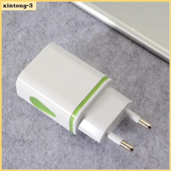Настенное зарядное устройство USB Зеленый цвет европейского стандарта