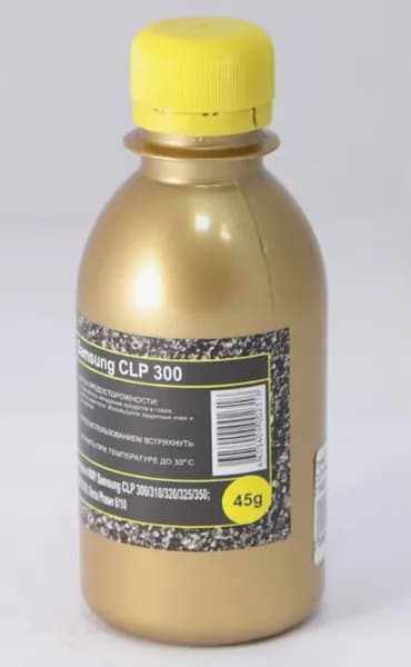 Тонер Samsung CLP 300/310/CLX 2160/3160 45 грамм yellow NonChem Gold АТМ