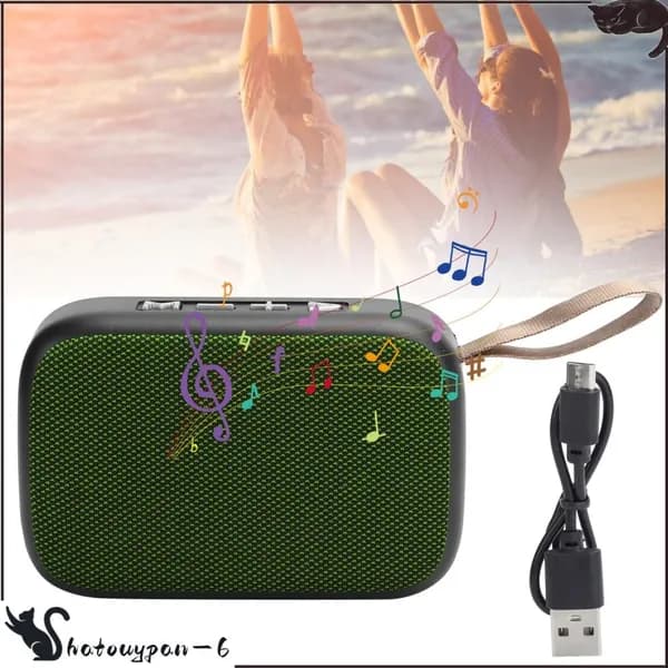 Динамик Bluetooth зеленый