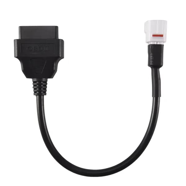 Вверх-4-контактный к OBD2 считыватель кодов неисправностей мотоцикл сканер диагностический кабель совместим с MT10 FZ10 XSR700 TmAX530 R6
