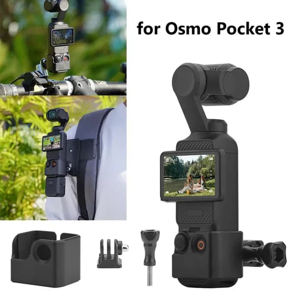 Адаптерный корпус для Osmo Pocket 3 чёрный из ABS
