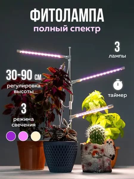 Фитолампа для растений полного спектра