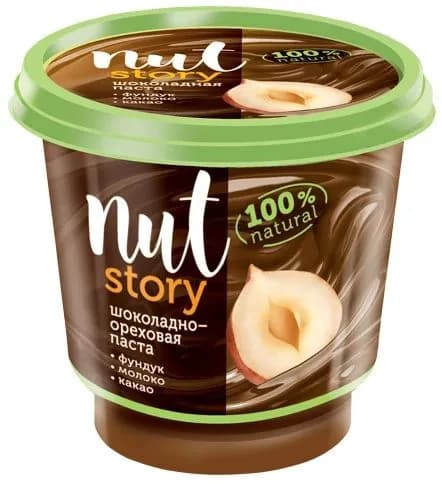 Паста ореховая Nut Story с добавлением какао, 350г, 2 шт.