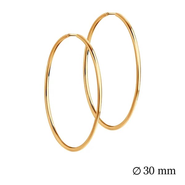 Золотые серьги DIAMANT-ONLINE 375 пробы