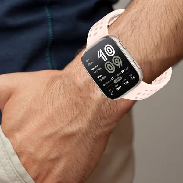 Силиконовый ремешок для Amazfit Bip Max/Bip 6, 22 мм, розовый, быстросъёмный