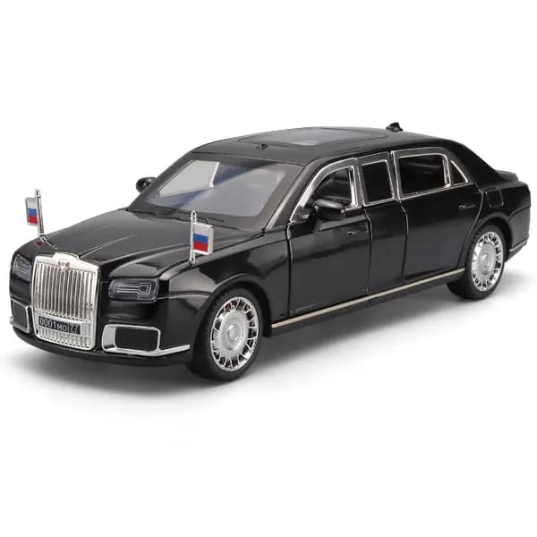 Премиум-модель президентского лимузина 1:24 с LED-подсветкой Коллекционная игрушка с интерактивными функциями (CE/EAC)