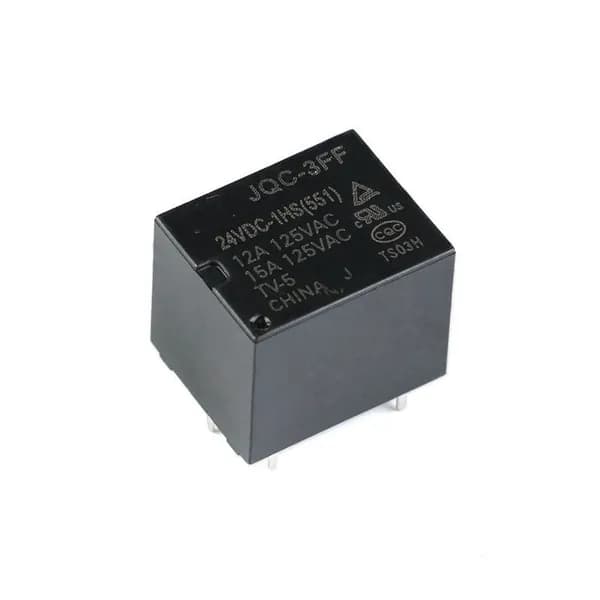 3pcs реле HF3FF/JQC-3FF 024-1HS 1 группа нормально разомкнутых контактов, 15А, 4 фута