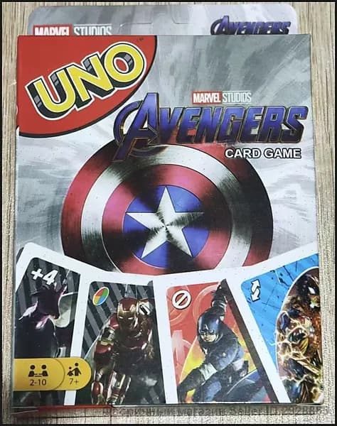 Настольная карточная игра UNO AVENGERS карт, Привет, Новая версия игры для всей семьи