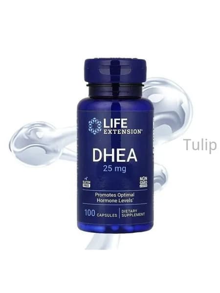 Эксклюзивный комплекс DHEA 25 мг от Life Extension в 100 капсулах-bang
