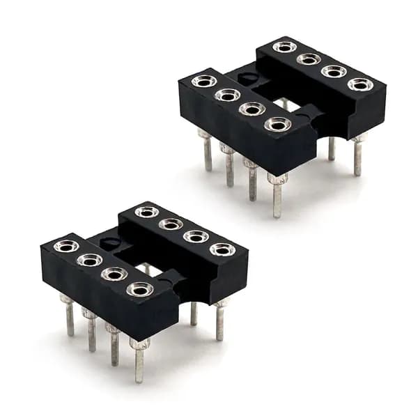 Панель для микросхем DIP 8 Pin SCSM-08, комплект - 2шт