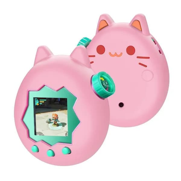 Защитный силиконовый чехол с полным покрытием для Tamagotchi Paradise креативным дизайном кошки, противоударный, игровых аксессуаров.