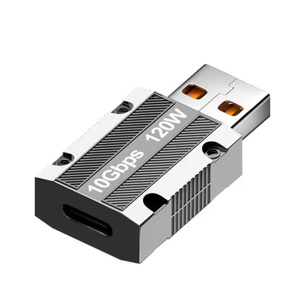 Адаптер Type-C USB, преобразователь для быстрой зарядки мощностью 120 Вт.