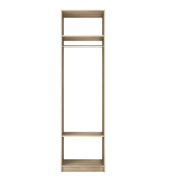 Гардеробная система: Корпус-штанга/полки, 60x51x220 см. Дуб сонома