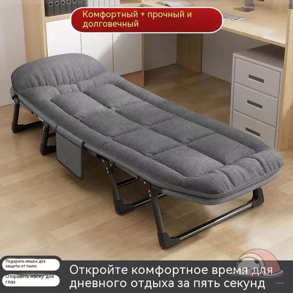Прямой диван, механизм Реклайнер, 66х66х40 см,светло-серый