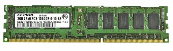 Elpida Оперативная память DDR3, 1333 МГц, 1 x (EBJ21RE8BAFA-DJ-E)