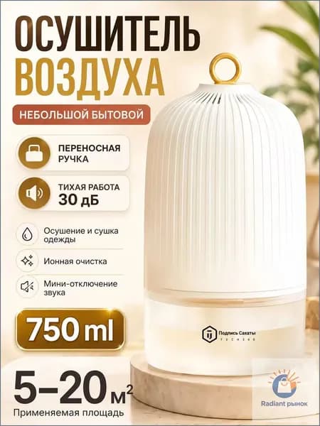 Осушитель воздуха DH-CD01 плесени и грибка бытовой с подсветкой, для квартиры и дачи и для ванной, поглотитель влаги и запаха, мини портативный в гостиную и спальню