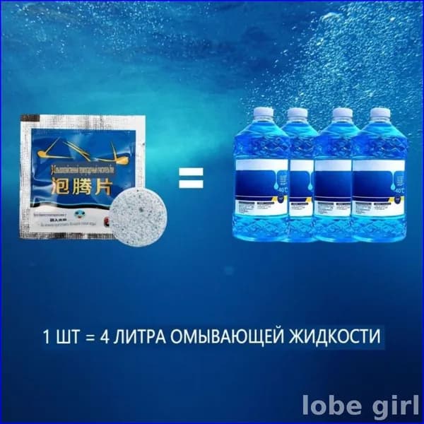 Жидкость стеклоомывателя, 10 шт.
