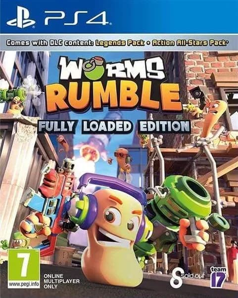 Игра Worms Rumble Fully Loaded Edition PS4 Русская Версия Диск на PS 4