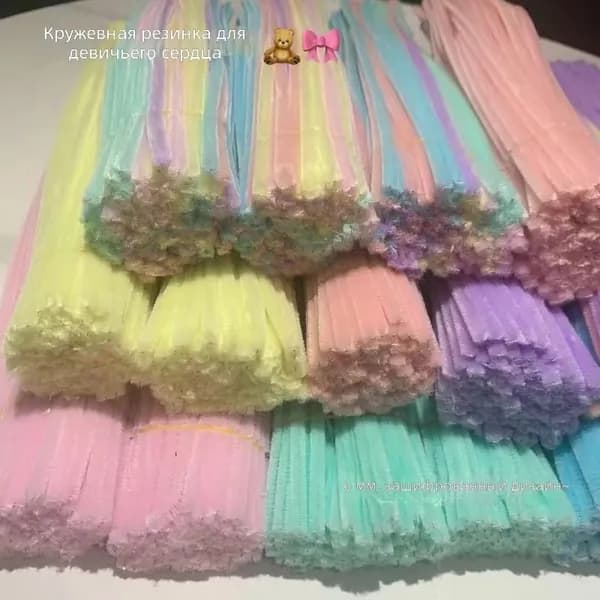 Набор синельной проволоки для творчества, 300 шт., пастельные тона