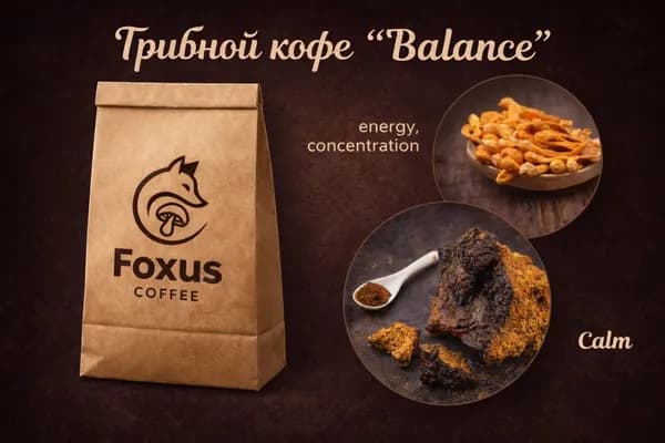 Кофе Грибной Foxus Coffee "Баланс энергий"