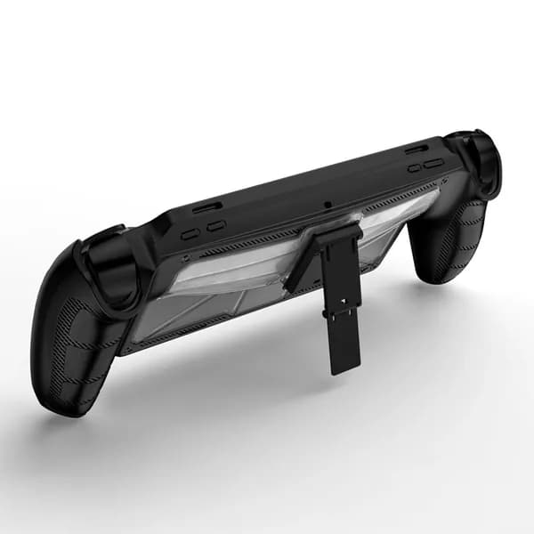 Чехол для PlayStation Portal с подставкой, ТПУ и поликарбонат, чёрный