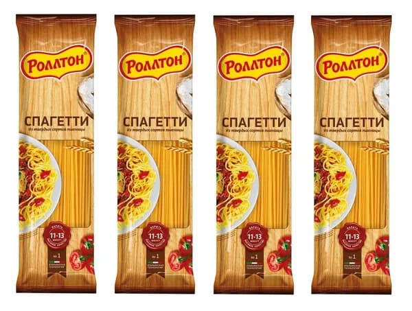 Спагетти Роллтон группа А 400 г х 4 пачки