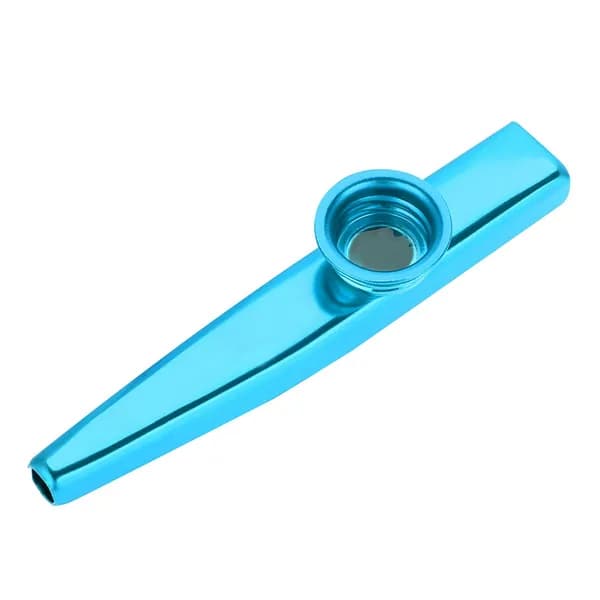 Алюминиевый металлический казу (kazoo) синего цвета для музыкантов